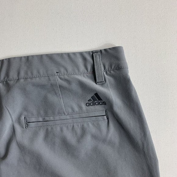 Adidas Golf Chino Pants Adult Mens Size 34x32 Gray Performance Stretch Casual - Picture 6 of 8